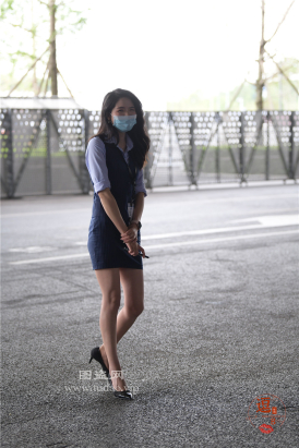 编码2535职业装美腿高跟紧身包臀裙短