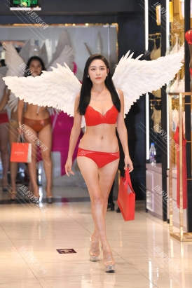 【J4785】广百之夜红色内衣