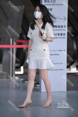 【J4813】白裙高跟鞋（附赠视频）