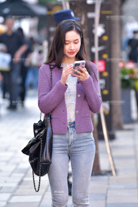 ★甜美牛仔裤美女