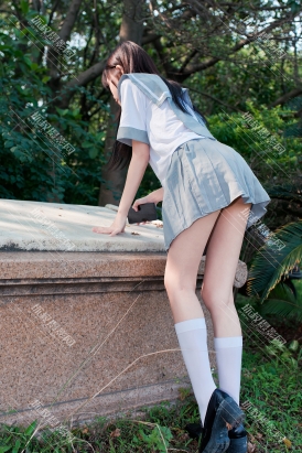 【蛋蛋】日系JK绝对领域郊游少女