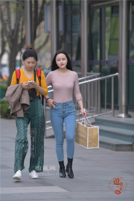 编码0411蓝色紧牛翘臀短靴