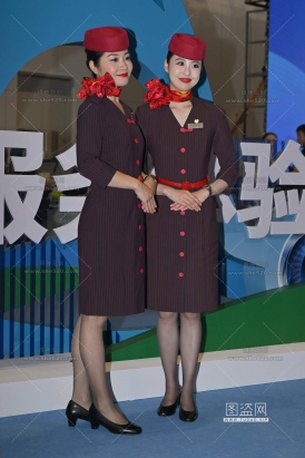 上海航空-联合航空-四空姐美美哒